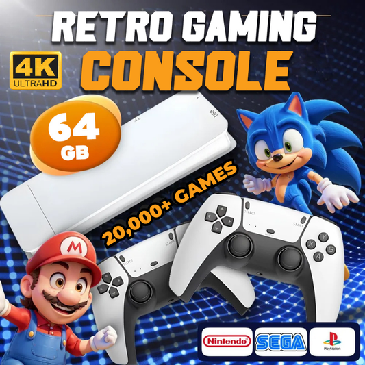 VERUSU RetroStick™ - 20,000+ Retro Games + 2 Free Controllers