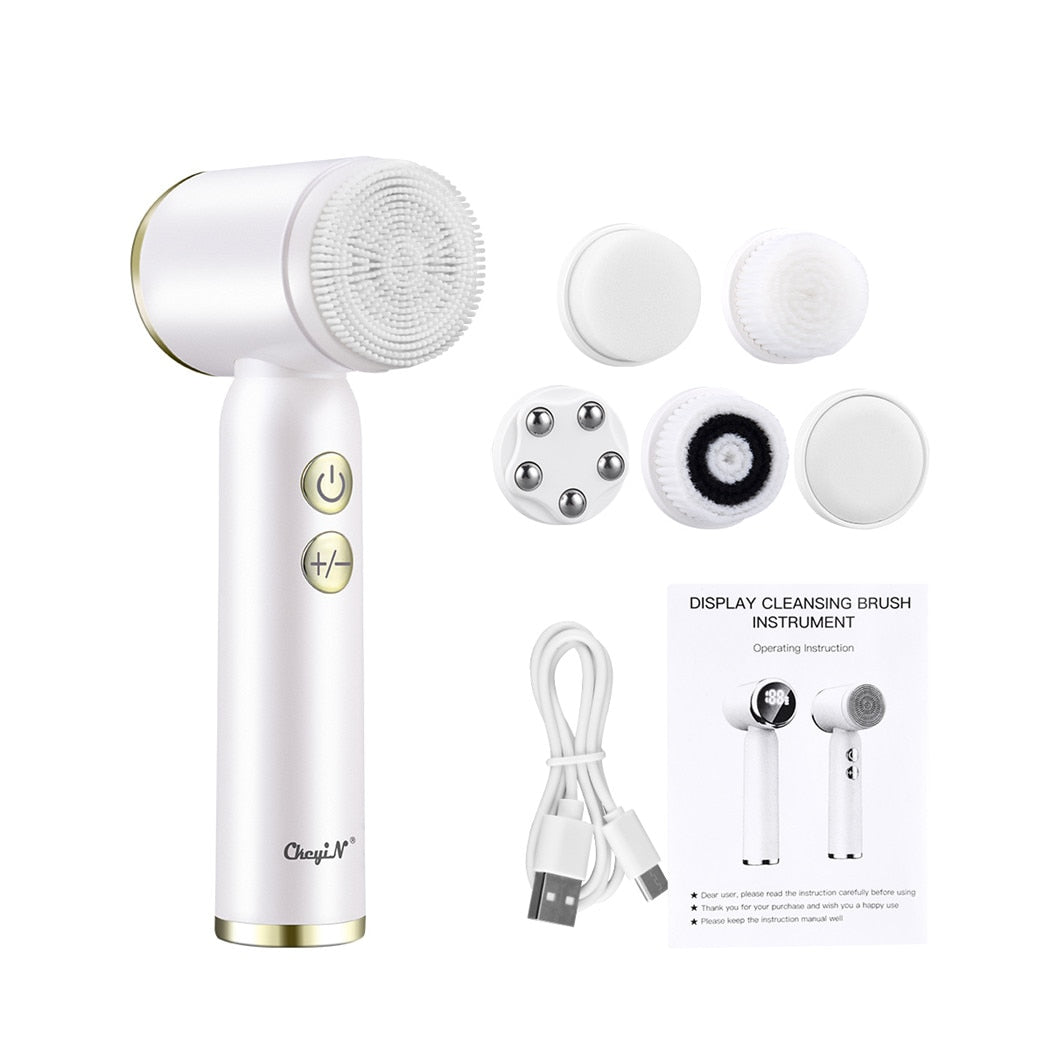 3-in-1 Electric Facial Cleansing Brush