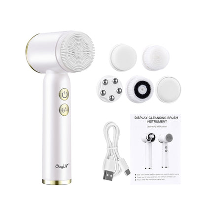 3-in-1 Electric Facial Cleansing Brush