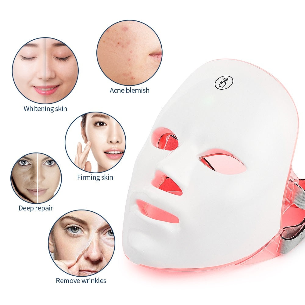 7 Color LED Facial Mask