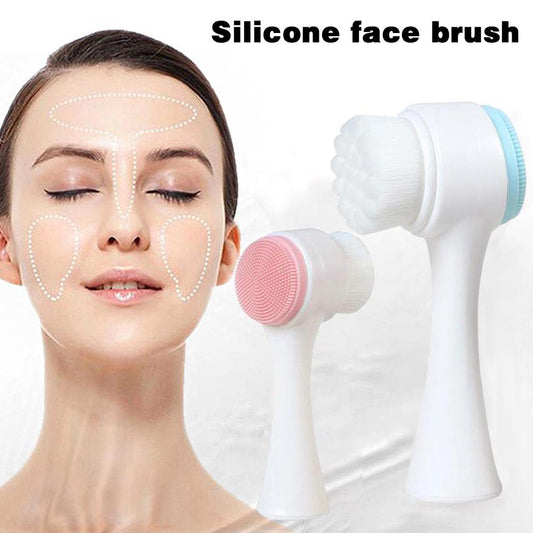 Double-sided Facial Cleansing Brush